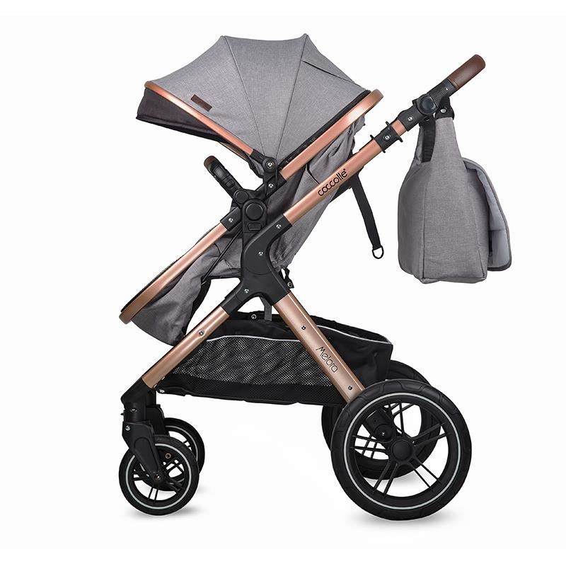 Carucior transformabil 3in1 coccolle melora moonlit grey